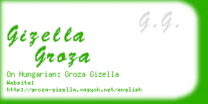 gizella groza business card